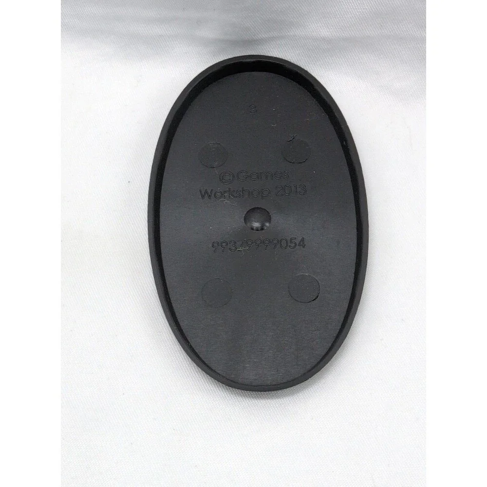 (12) 2013 Games Workshop Oval Miniature Bases 75mm X 42mm